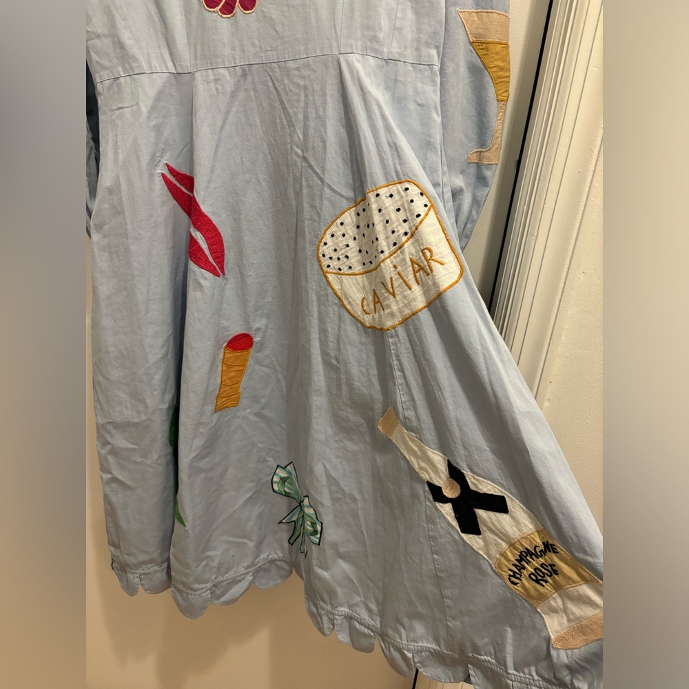 Stella Nova RARE Million Dollar Baby Handcrafted Circus Midi Dress SIZE LARGE - Picture 9 of 11